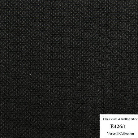E426/1 Vercelli CVM - Vải Suit 95% Wool - Xanh rêu Trơn